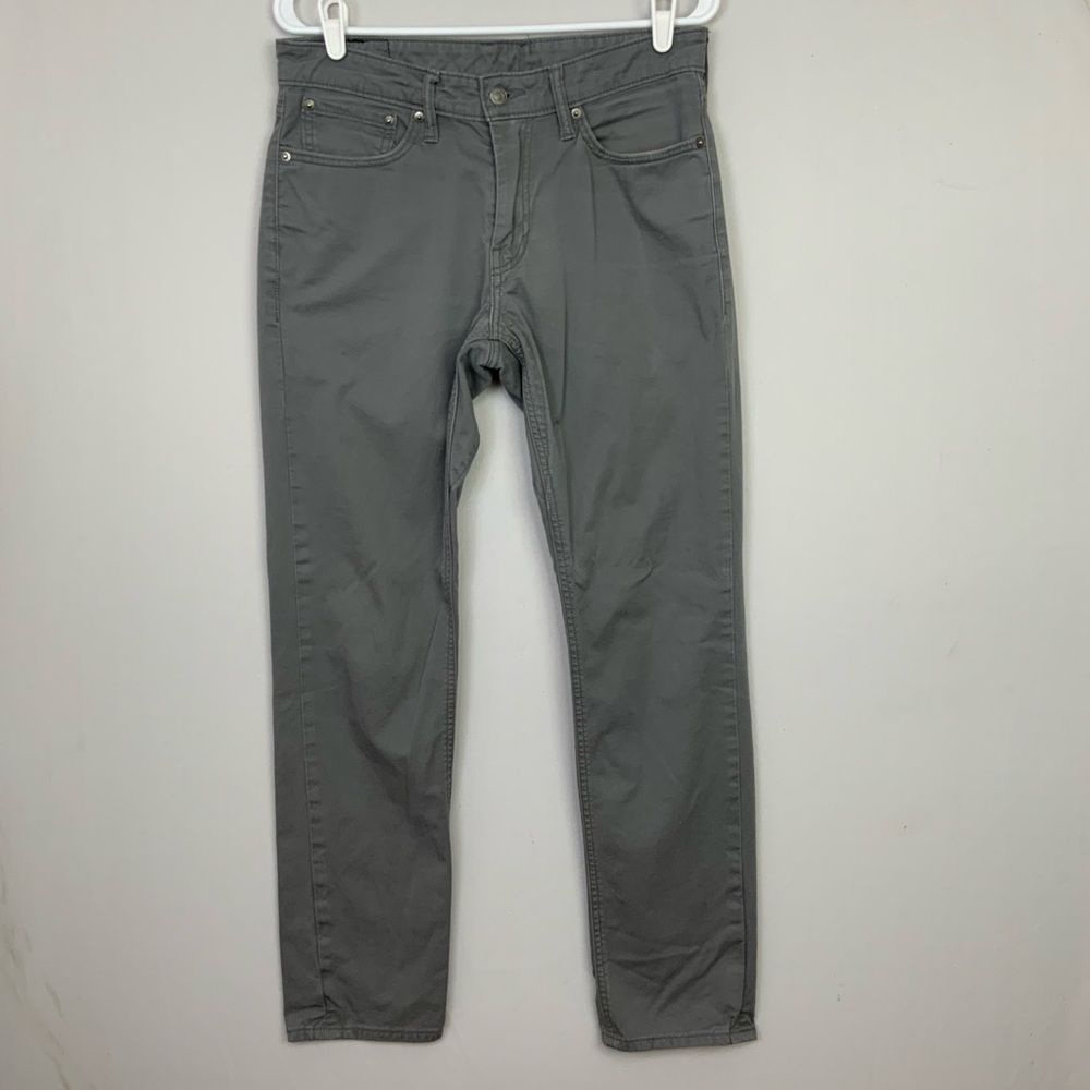 Levi’s 511 Commuter Jeans Mens 32x32 (32x28) Slim Cycling Gusset Reflective Gray